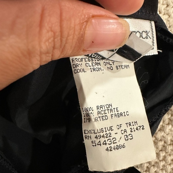 Jessica Mc Clintock vintage Elegant Black Evening Gown - Picture 10 of 10